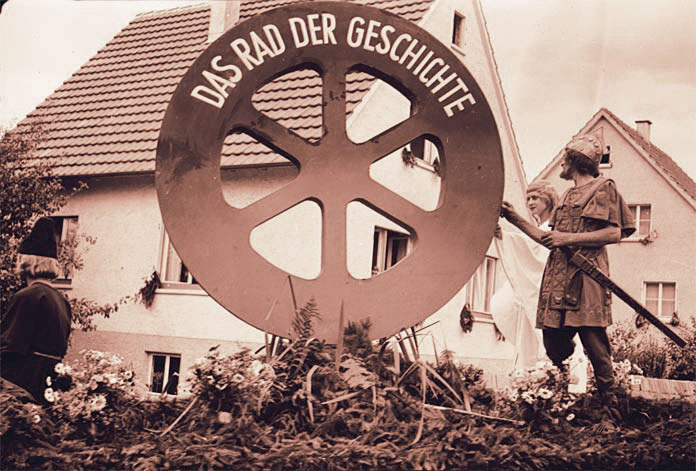 950 Jahre Holzgerlingen-Fotos vom Festzug 1957 - Das Rad der Geschichte